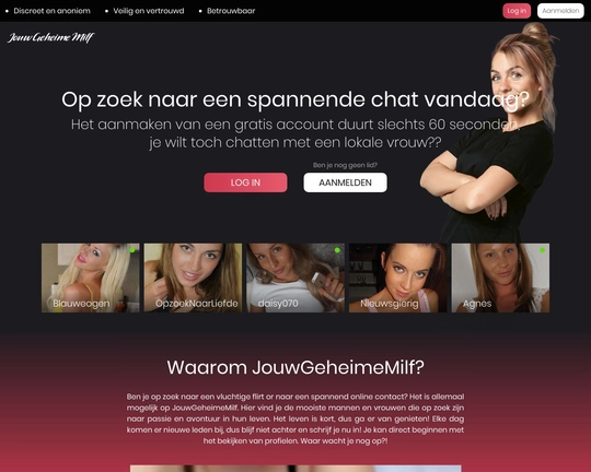 JouwgeheimeMILF.nl Logo
